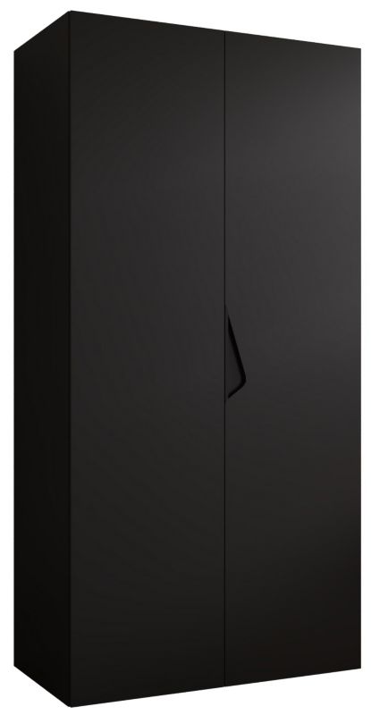 Szafa uchylna otwierana Abiks SANDI 1 100 wys 202 cm Czarny + Czarny 1 szt