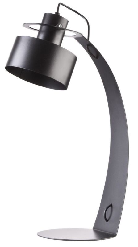 Lampa stołowa Sigma Lighting Rif czarna 1 x E27 x 15W IP20 wym: 52 x 18 x 25 cm metal - 1 szt.
