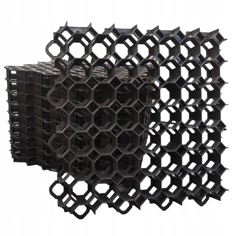 ZESTAW 10szt kratka trawniko 500x500x50 SG3 CZARNA