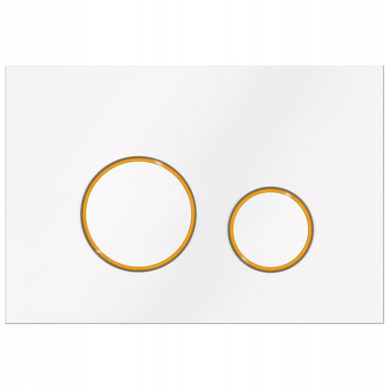 Przycisk spłukujący M11V3 KK-Pol podwójny biały 1 szt.