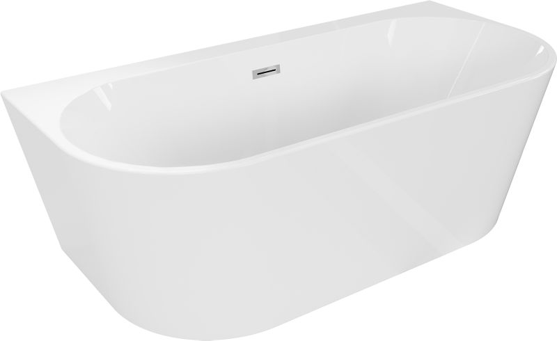 Wanna przyścienna Mexen Oval+ biała 170x80 cm 52681708000-011 szt.