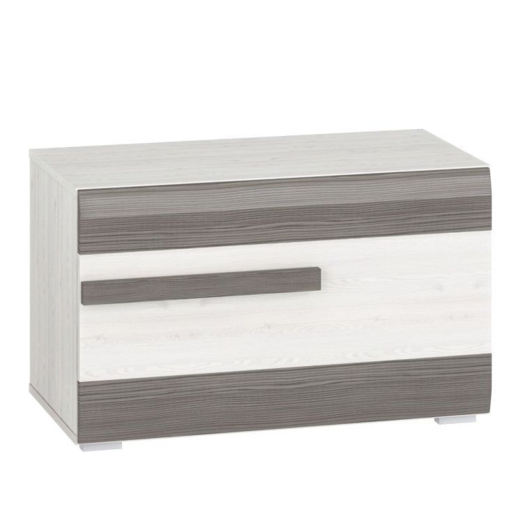 Szafka na buty ML Meble BIANKA 1D sosna śnieżna/szara 1 szt.