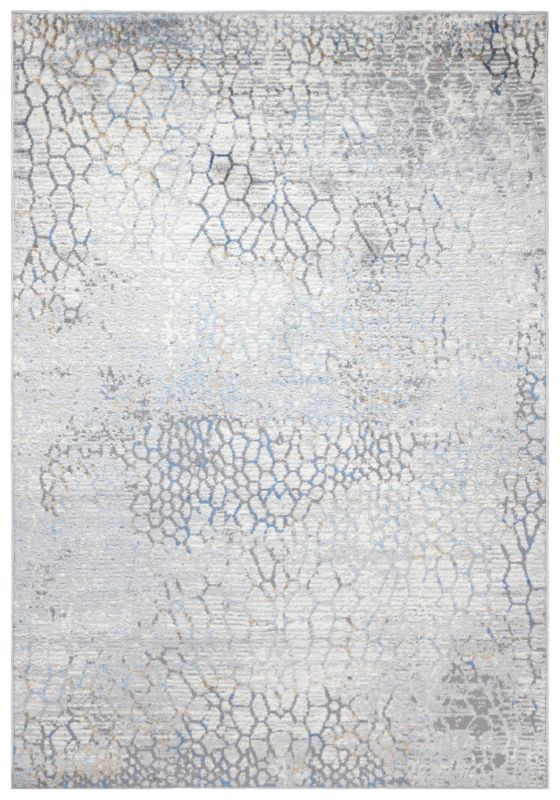 Dywan Wewnętrzny PORTLAND HIL Prostokątny Mazovia 140 x 200 cm Beżowy Motyw Abstrakcyjny 1 szt.