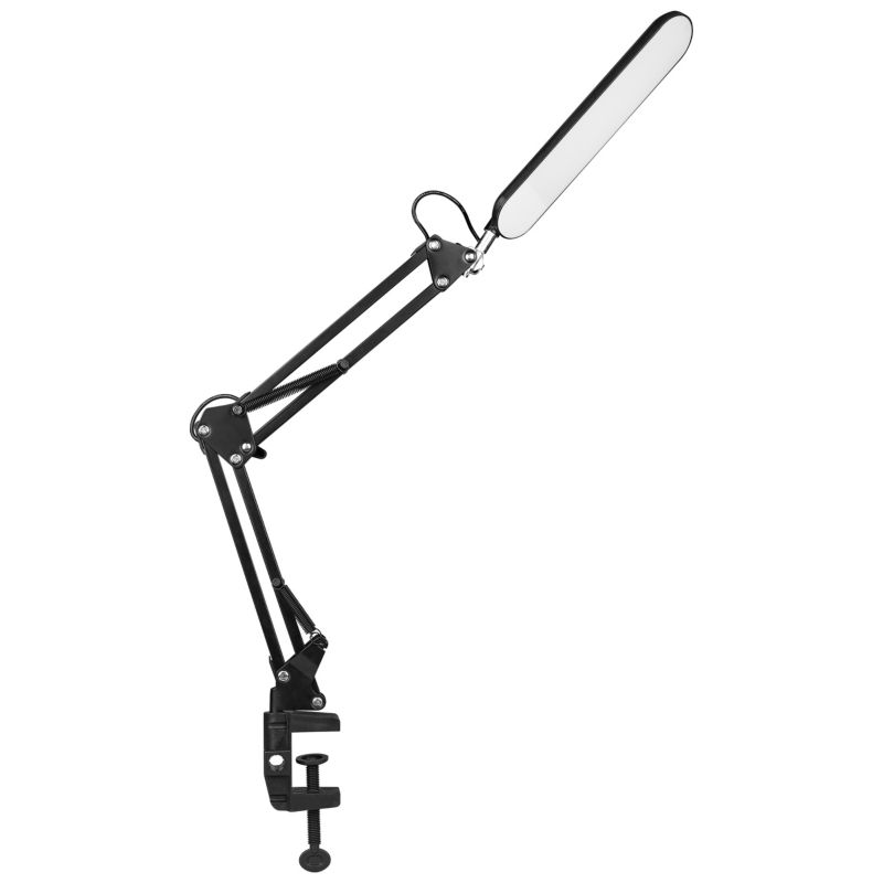 Lampa biurkowa kreślarska LED MasterLED Aleda 7W 3000-6000K z regulacją barwy i jasności czarna 1 szt.