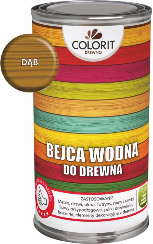 Bejca wodna Colorit Drewno dąb 0,5 l