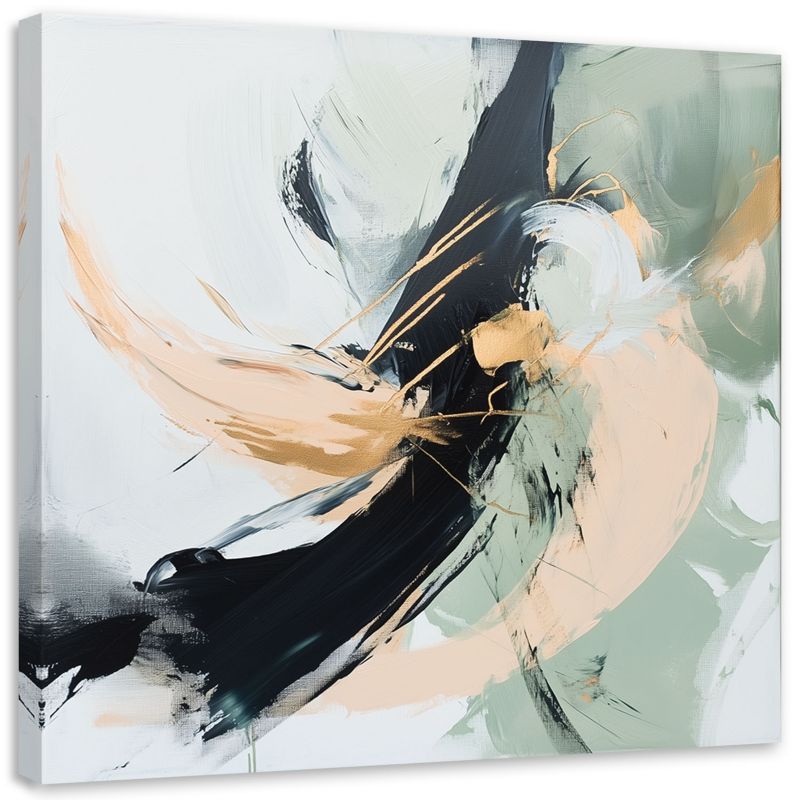 Obraz do salonu sypialni Feeby Abstrakcja imitacja farby olejnej 60x60cm 1szt