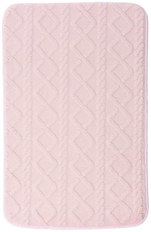 Dywanik łazienkowy Multidecor New Style 3D 60 x 90 cm różowy 1 szt.