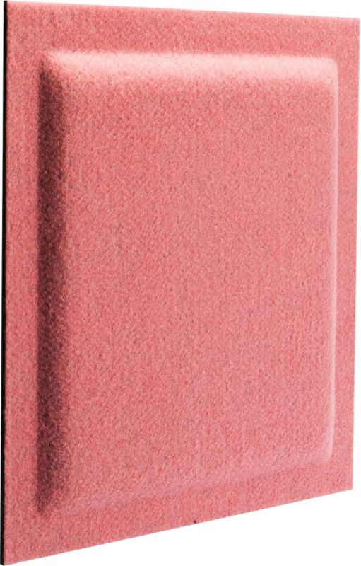 Panel dekoracyjny Decosa 30 x 30 cm filcowy kwadrat różowy