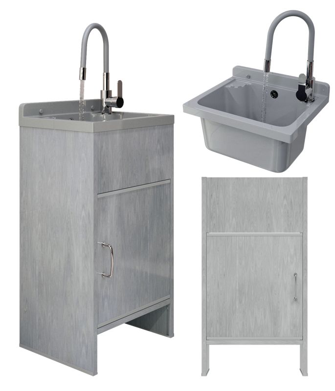 Zlew Gospodarczy Loma Granitan Szafka PCV