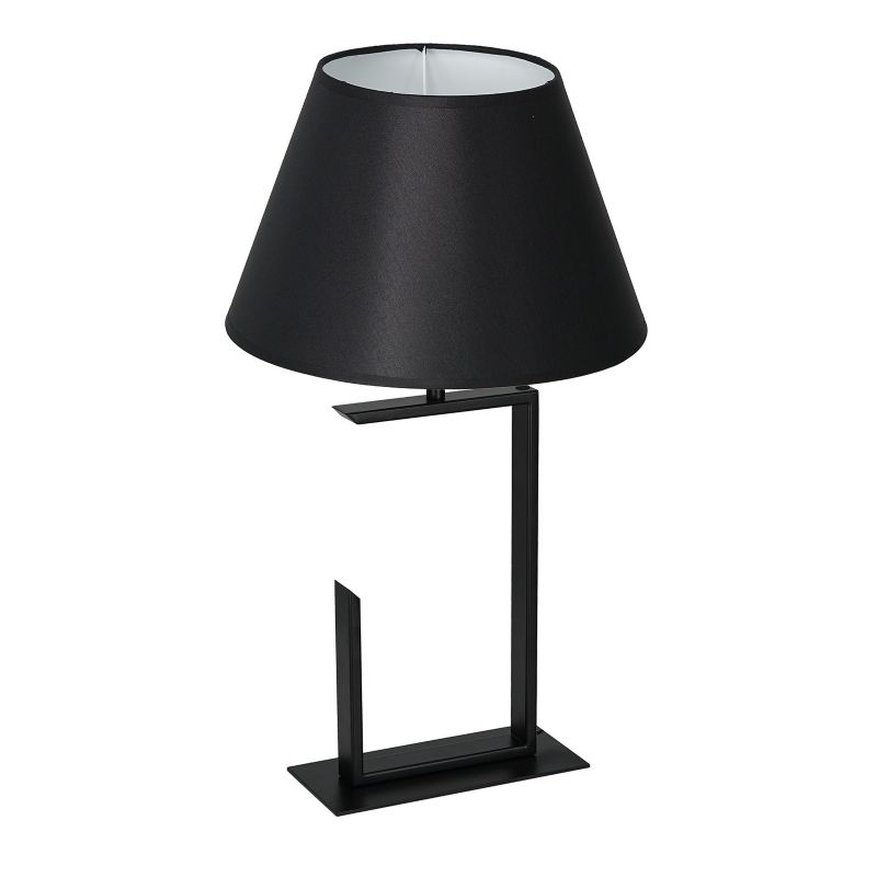 Lampa stołowa Luminex Table Lamps czarny mat-biała 1 x E27 x 15W IP20 wym: 52 x 30 x 30 cm metal - 1 szt.