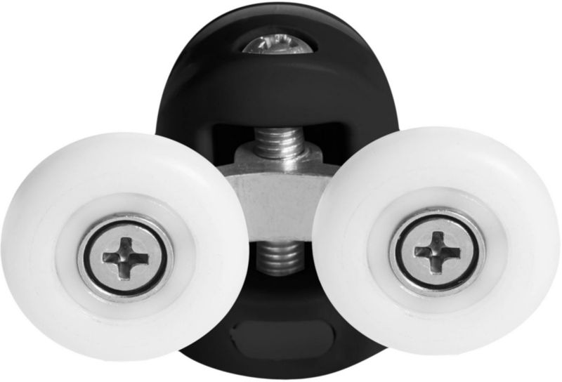 Rolki do kabin Armazi górne czarne 23 mm 2 szt.