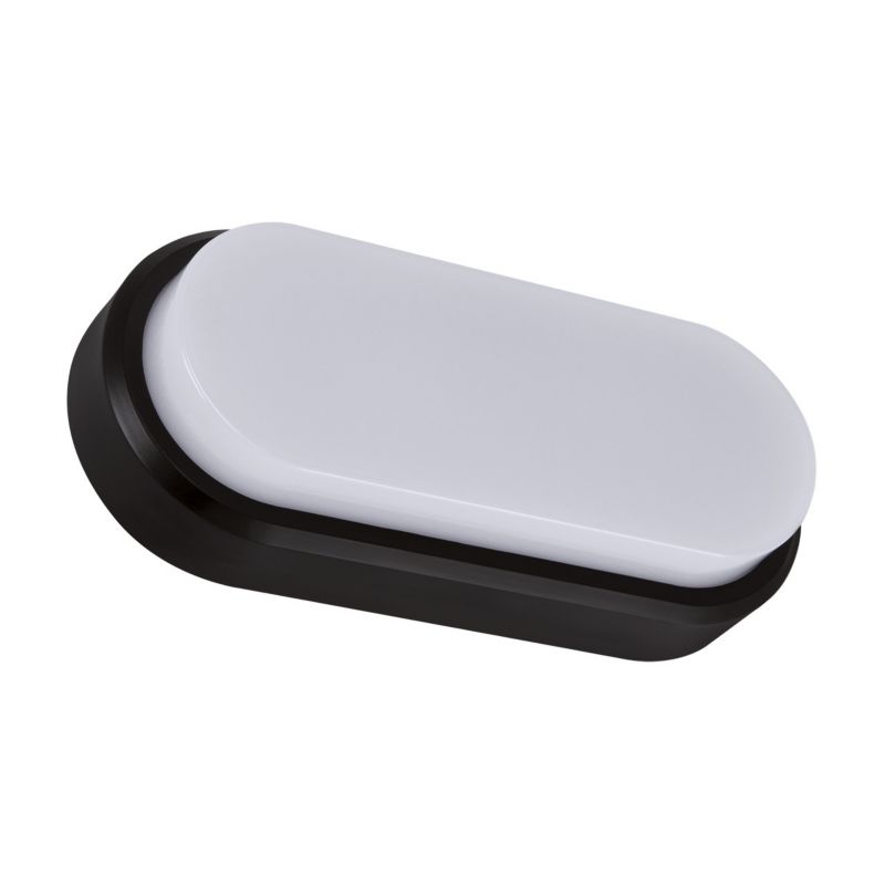 Lampa sufitowa zewnętrzna Struhm Aron czarno-biała LED 12W 4100K 1160lm IP65 wym: 5,9 x 19,5 x 10 cm - 1 szt.