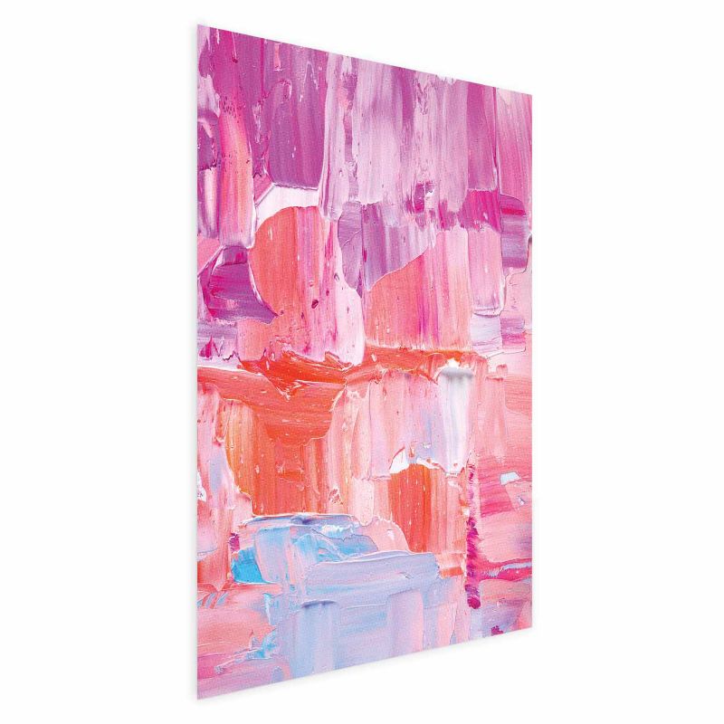 Plakat Artgeist Kolorowe Pociągnięcia 90x60 cm bez ramy 1 szt