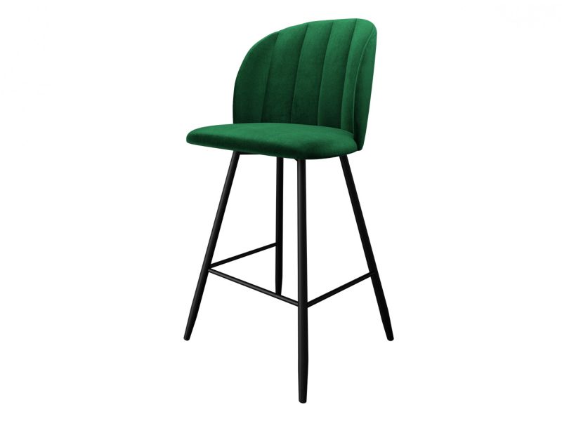 Hoker MIRJAN 24 tapicerowany z oparciem SH2 butelkowa zieleń 1 szt.