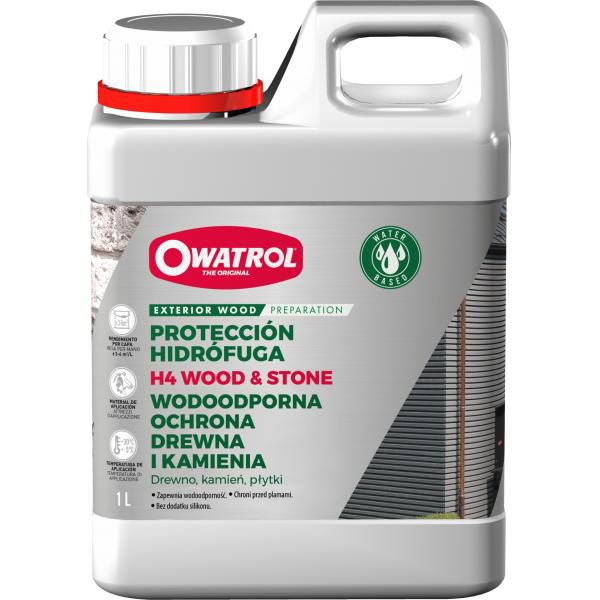 Hydrofobowy odpychający wodę środek do drewna Owatrol H4 Wood 1L