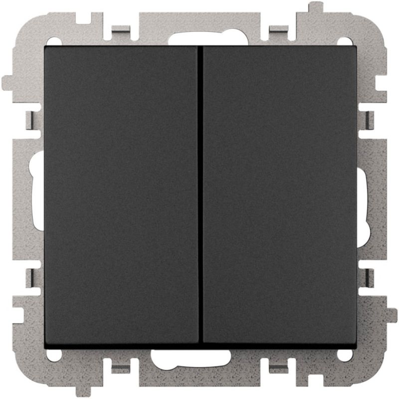 Łącznik schodowy podwójny Elektro-Plast Vestra czarny