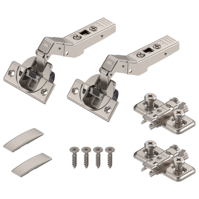 Zawias puszkowy Blum ClipTop Blumotion kątowy 45 stopni z prowadnikiem 2 szt