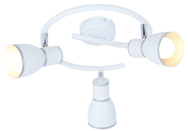 Lampa sufitowa wisząca Candellux Fido biała wym: 16 x 43 x 43 cm 3xE14 x 40W 1 szt.