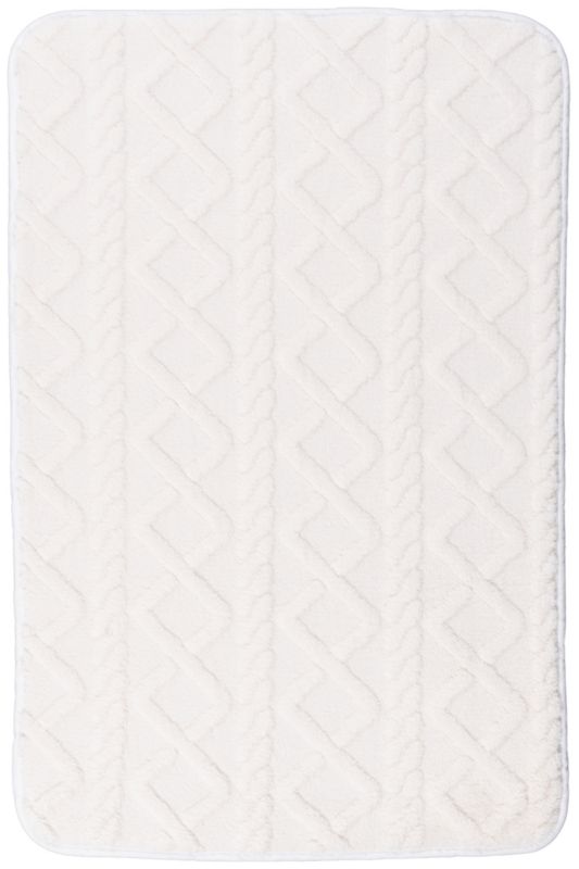 Dywanik łazienkowy Multidecor New Style 3D 50 x 80 cm kremowy 1 szt.