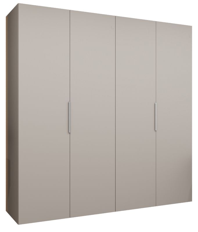 Szafa uchylna Abiks MARBELLA 1 200 wys 202 cm Kaszmir + Kaszmir 1 szt