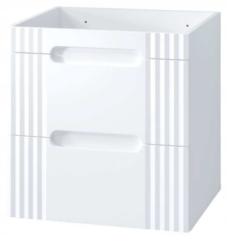 Szafka pod umywalkę Furnidea 60 cm biała bez blatu Fiji White 1 szt.