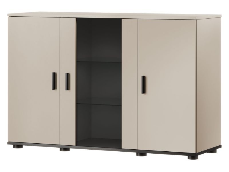 Komoda MIRJAN 24 Soho S-7 kaszmir + czarny 1 szt.