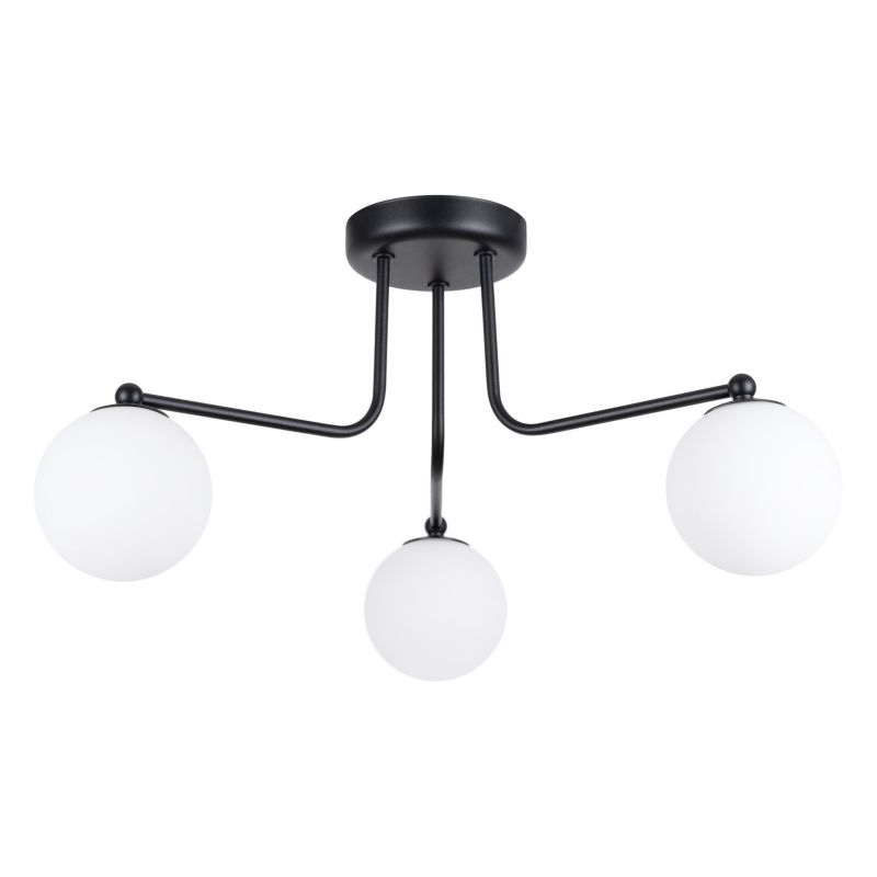 Lampa sufitowa wisząca Sollux Lighting Astral 4283 czarno-biała nowoczesna 3xG9 x 1 szt.