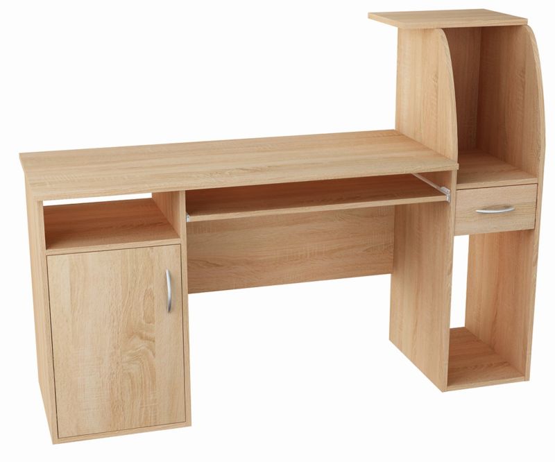 Biurko Matkam szafka 150 cm B3 regał Rob dąb sonoma 1 szt.