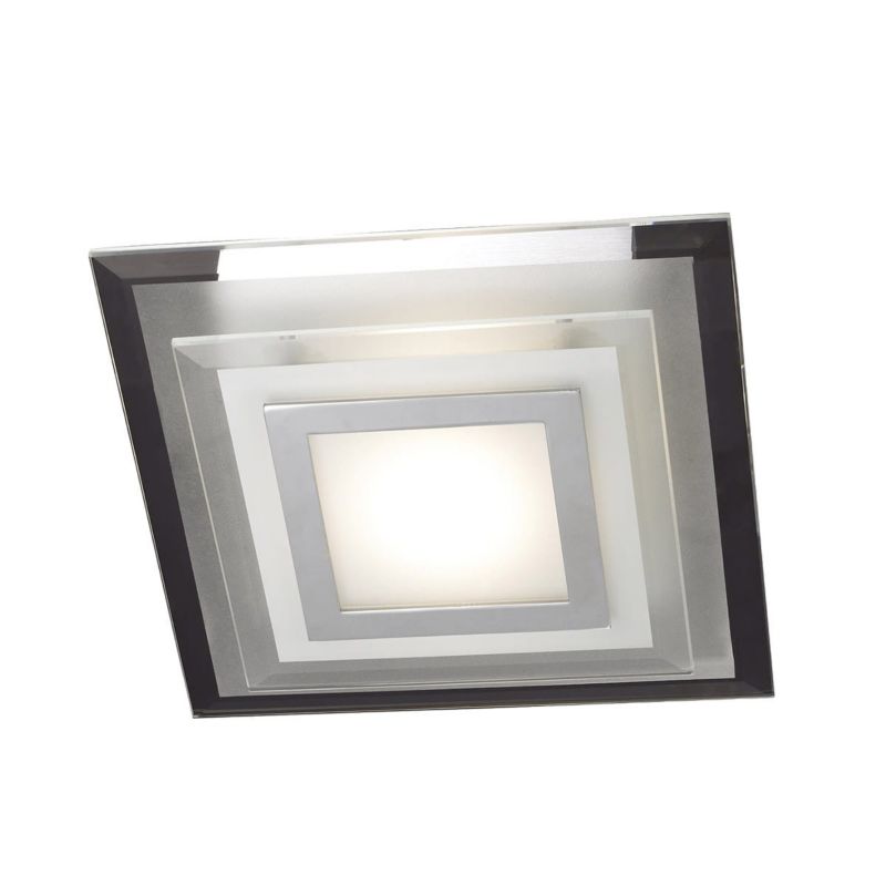Plafon sufitowy Italux Bianca Square biały LED 10W 3000K 800lm IP20 wym: 7,5 x 24 x 24 cm szkło - 1 szt.