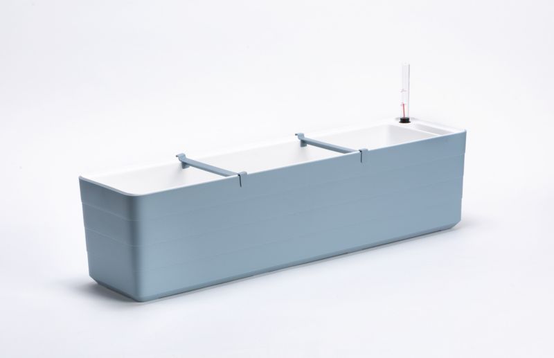 Skrzynka Rim Kowalczyk balkonowa BERBERIS 80 cm niebieska z uchwytami 1 kpl