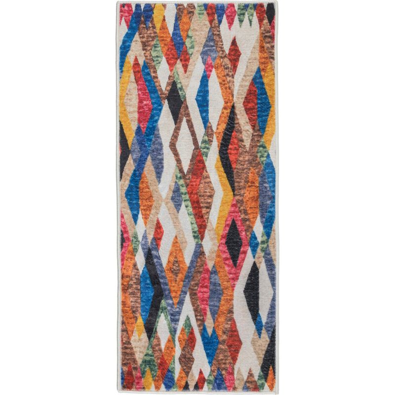 Dywan 65x130 cm nowoczesny Mexico e-floor geometryczny wielokolorowy 1 szt