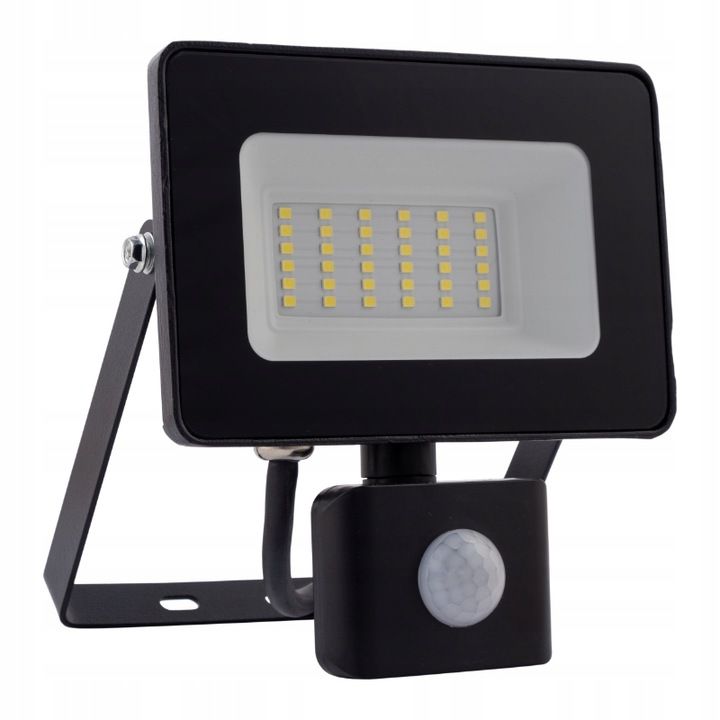 Naświetlacz LED Germina 30W z czujnikiem ruchu IP65 lampa zewnętrzna -1szt.