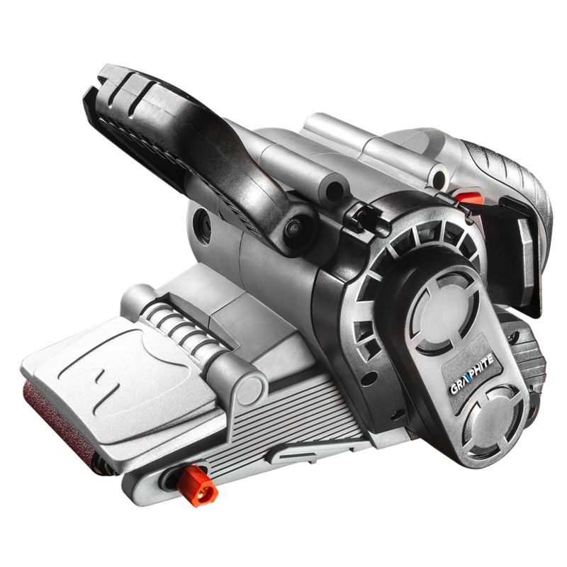 Szlifierka taśmowa GRAPHITE 800W, pas bezkońcowy 75 x 457 mm, walizka 1 szt