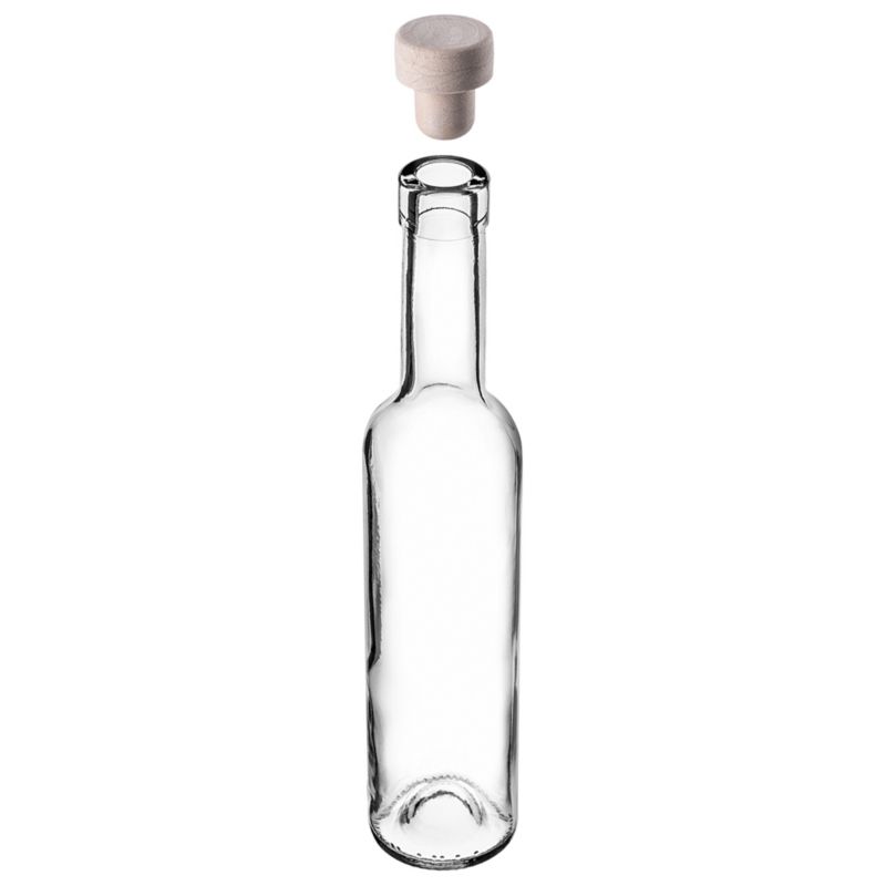 Butelka KADAX 0,25L z korkiem fi17, 6 szt.