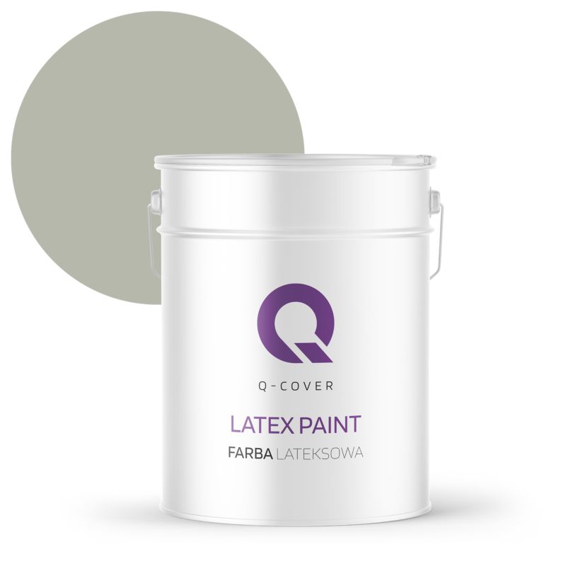 Farba Lateksowa Do Ścian i Sufitów Q-Cover Khaki H1747 Głęboki Mat 10L