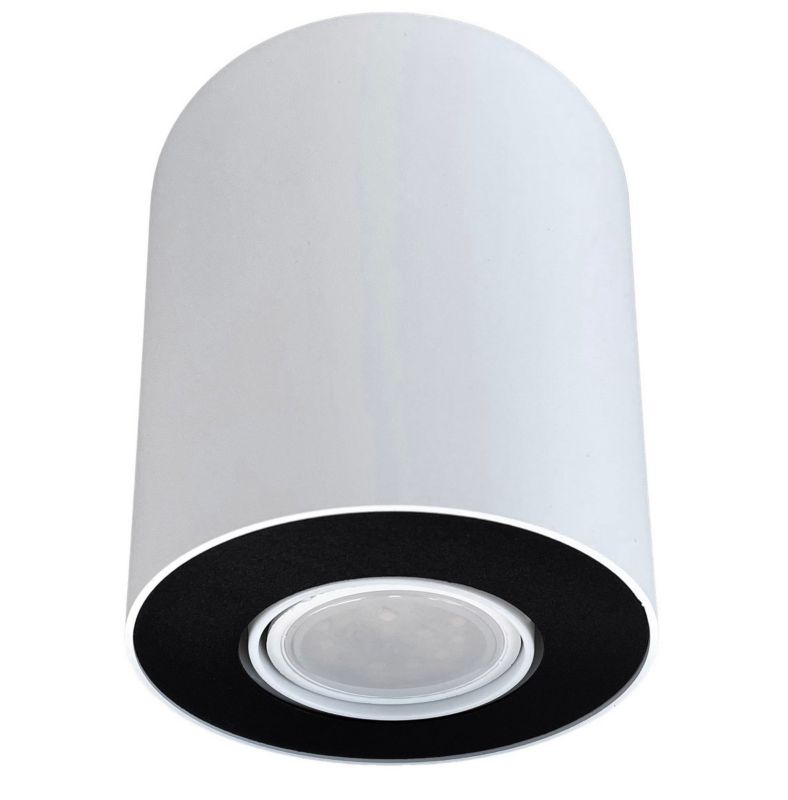 Reflektor sufitowy Nowodvorski Lighting Set biało-czarny 1 x GU10 x 10W IP20 wym: 10 x 10 cm - 1 szt.