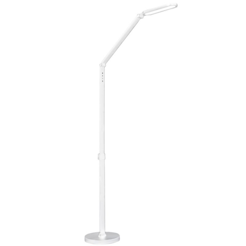 Lampa podłogowa stojąca Polux Ferrara biała LED 13W 3000K-6000K 700lm wym: 164 x 21 x 24 cm - 1 szt.