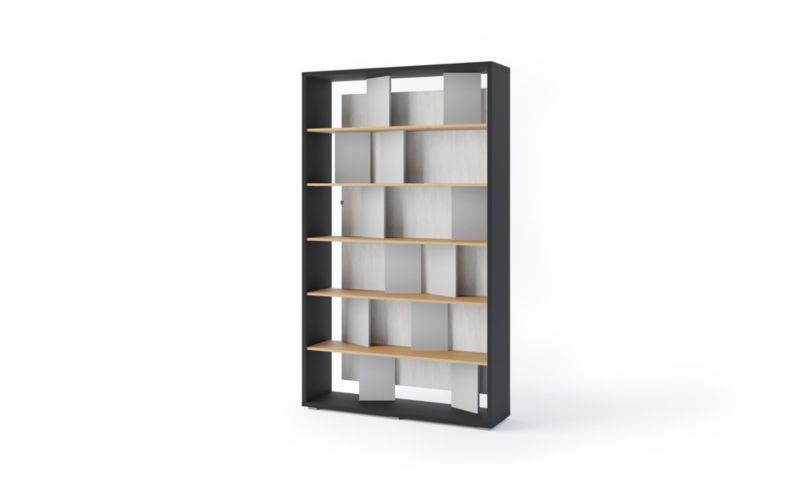 Regał stojący Bettso Fitt z półkami i oświetleniem LED szary 1szt