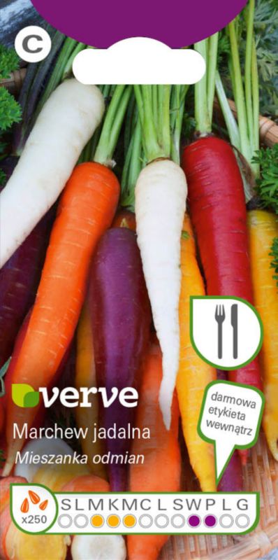 Nasiona marchew Rainbow mix