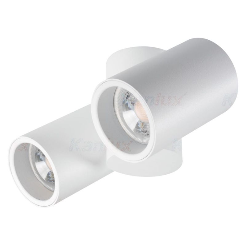 Spot Kanlux Blurro biały 2 x GU10 x 10W IP20 wym: 17,5 x 11,5 cm - 1 szt.