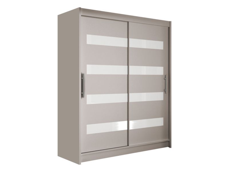 Szafa MIRJAN 24 z drzwiami przesuwnymi Presto IV kaszmir/biał lacobel 1 szt.