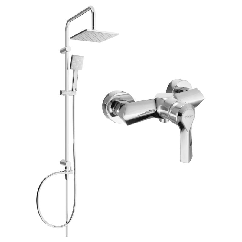 Zestaw prysznicowy natynkowy Mexen Sabre chrom 72140200-00 1 szt.
