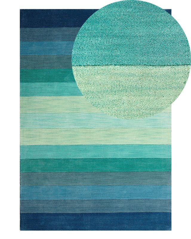 Dywan wełniany 140 x 200 cm wielokolorowy Mailsi 1 szt.