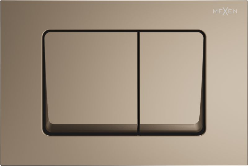 Przycisk spłukujący Mexen Fenix 10 XS złoty szampański 1 szt.