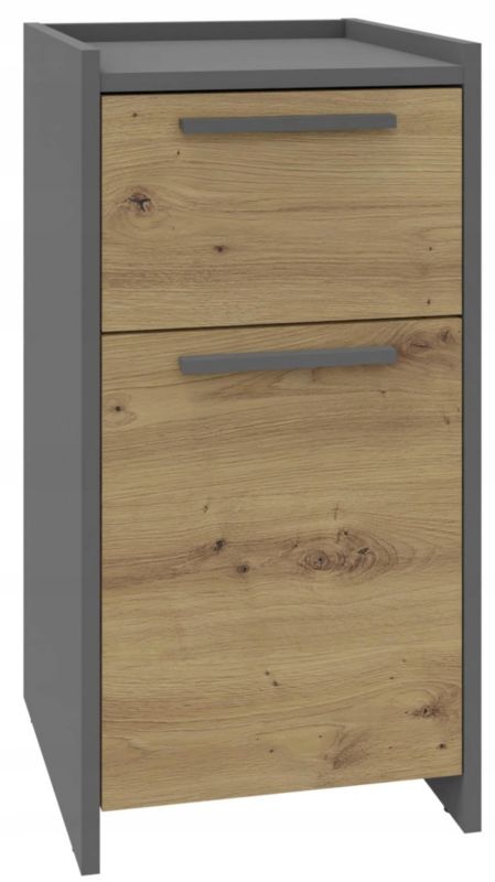 Komoda Matkam szafka ALTIVO 1D1SW artisan-antracyt 1 szt.