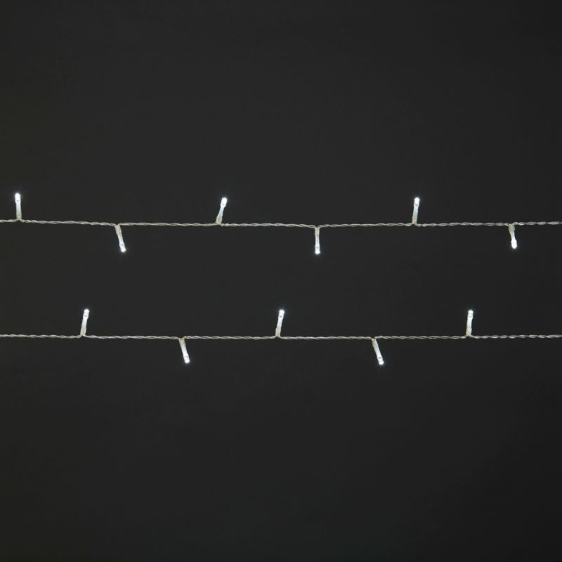 Lampki zewnętrzne 50 LED barwa zimna biała