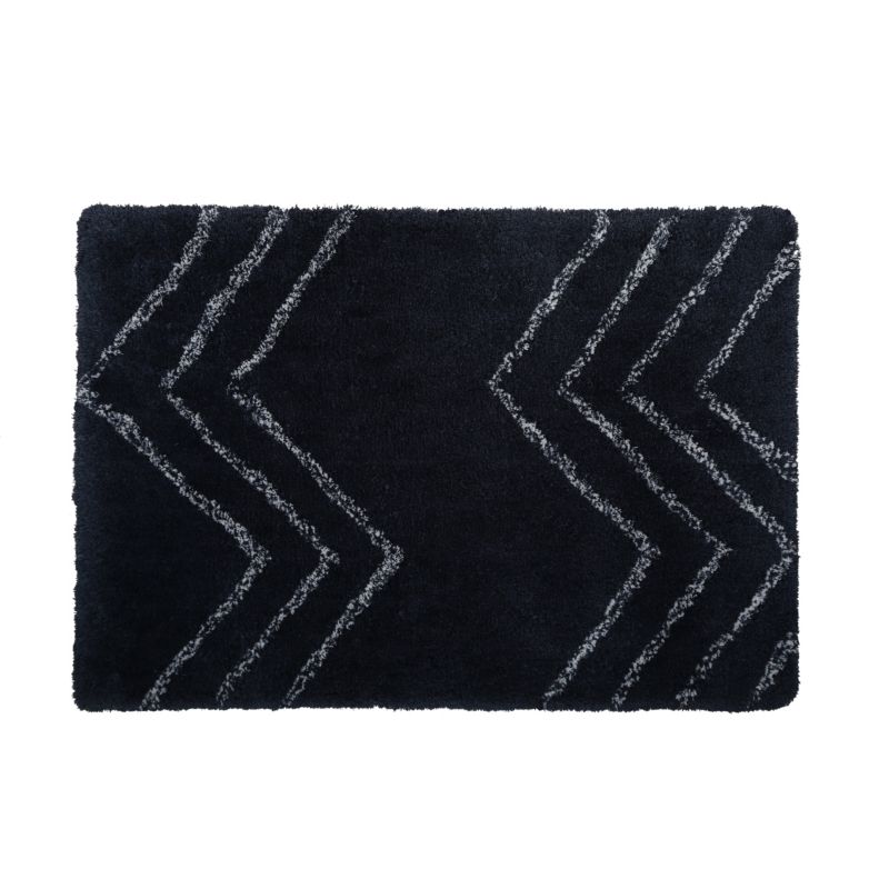 Dywan GoodHome Manzo 60 x 90 cm granatowy