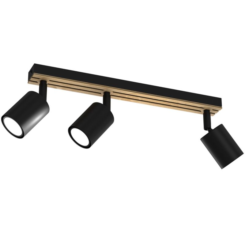 Spot Luminex Terra 3 x GU10 czarny