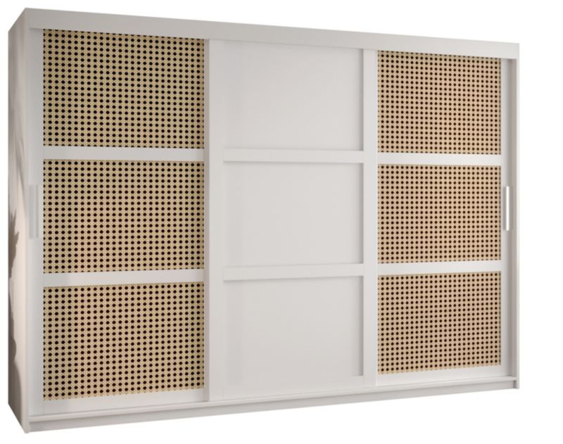 Szafa przesuwna Garderoba Abiks PLECIONKA WIEDEŃSKA 3 250 biały 1 szt.