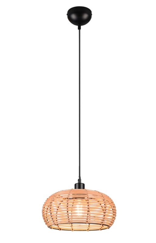 Lampa sufitowa wisząca Trio Inga brązowa wym: 150 x 29 x 29 cm 1xE27 x 1 szt.